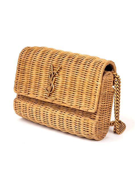 ysl wicker bag